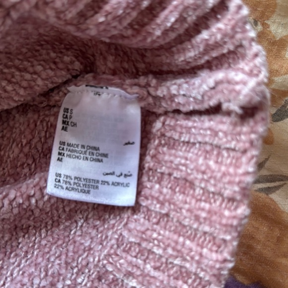 Karen Scott Pink Crew Neck Cable Knit Sweater - Picture 5 of 6